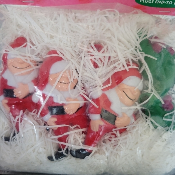 Prima Lite Holiday Vintage Christmas Lights Santa Tree String Sue Scott 1998 Vtg - Picture 2 of 5